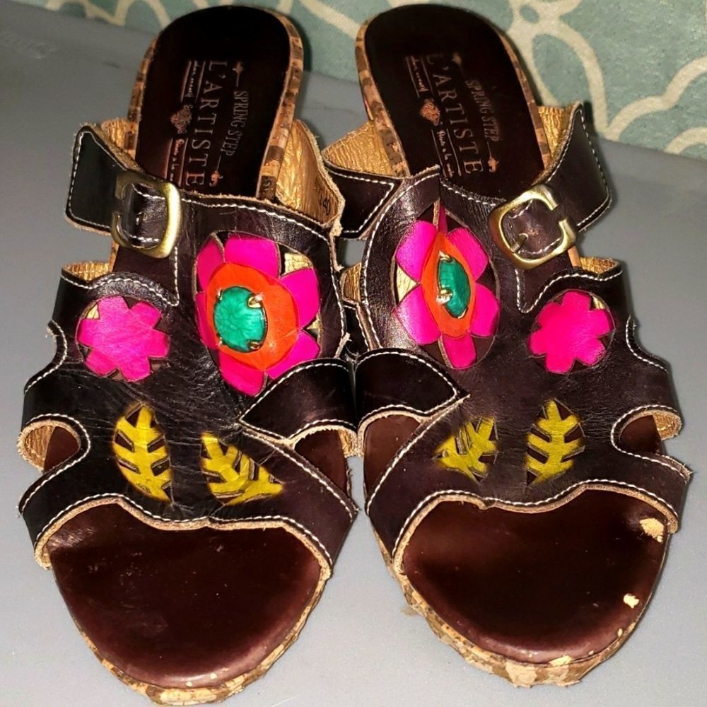 Spring Step L'Artiste Nevis Sandals Size 9